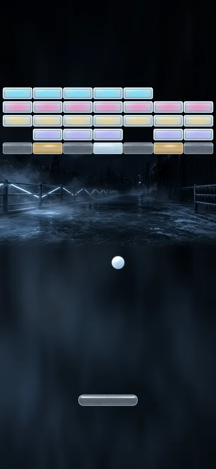 Frost Strip theme gameplay art